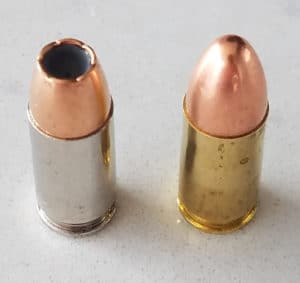 9mm hollow points vs full metal jacket (FMJ)